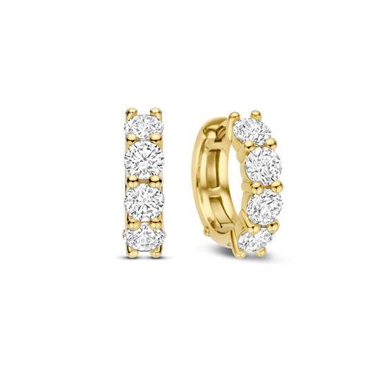 Pendientes Ti Sento Milano in Plata Zircone 78023ZY - 78023ZY